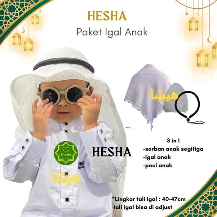 Sorban Anak Terbaru / Paket igal sorban anak / igal arab / igal anak / igal sorban / ikat sorban kep