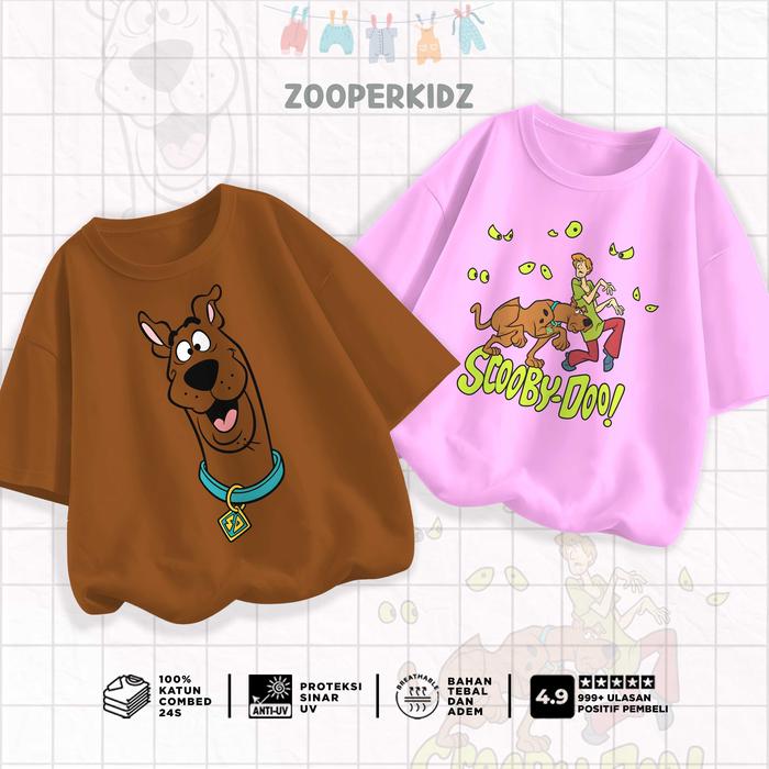 Zooperkidz - Kaos Distro Baju Anak Perempuan Laki Laki 1-12 Tahun (Katun Combed 24s) - SCB1