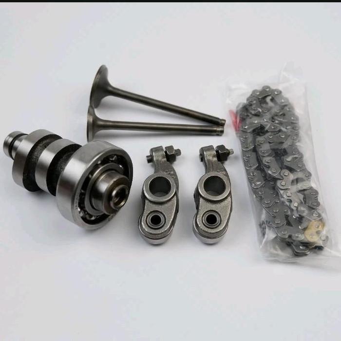 Paket Noken As Mio Sporty + Pelatuk Klep Mio Ori Premium + Klep Set Mio Lama + Rantai Keteng Mio Kam