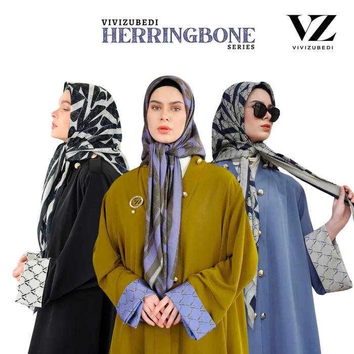 VZ HERRINGBONE SCARF / VZ herringbone scarf / VZ Herringbone Scarf Original by VIVI ZUBEDI