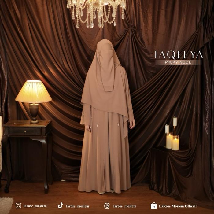 Taqeeya abaya Muslimah Terbaru by Larose Moslem