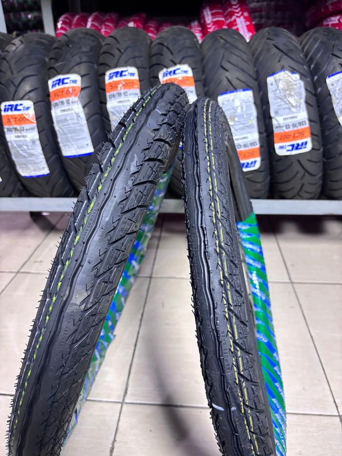 SEPASANG BAN DEPAN BELAKANG VELG RING 17 UKURAN 250-17 DAN 275-17