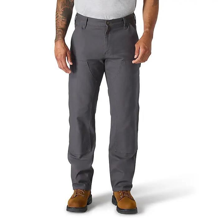 Celana Panjang Pria Carhartt Relaxed Straight Rugged Flex Duck Double Front Dungaree Grey Original