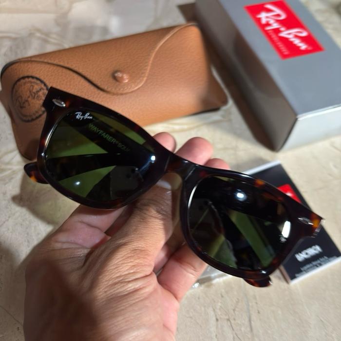 Kacamata klasik rayban Wayfarer square Rb 2151 902 sz 52 tortoise