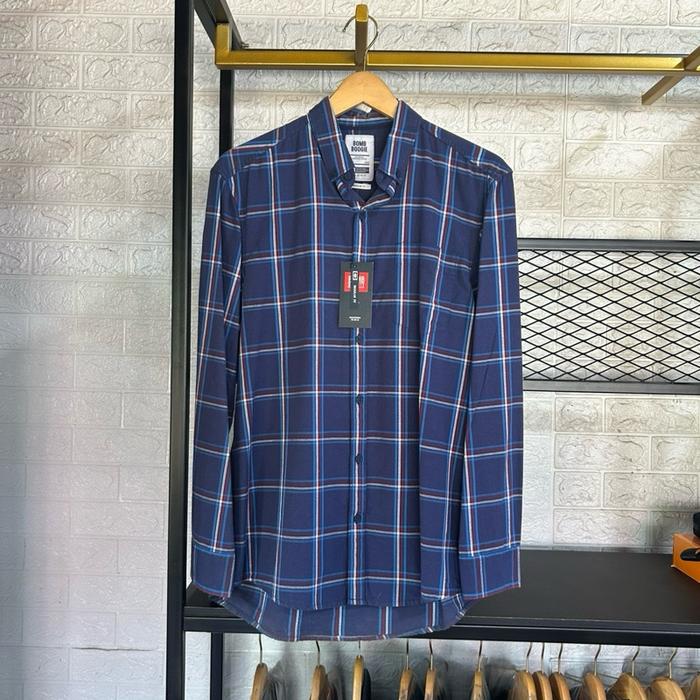 Kemeja Bomboogie casual pria Katun
