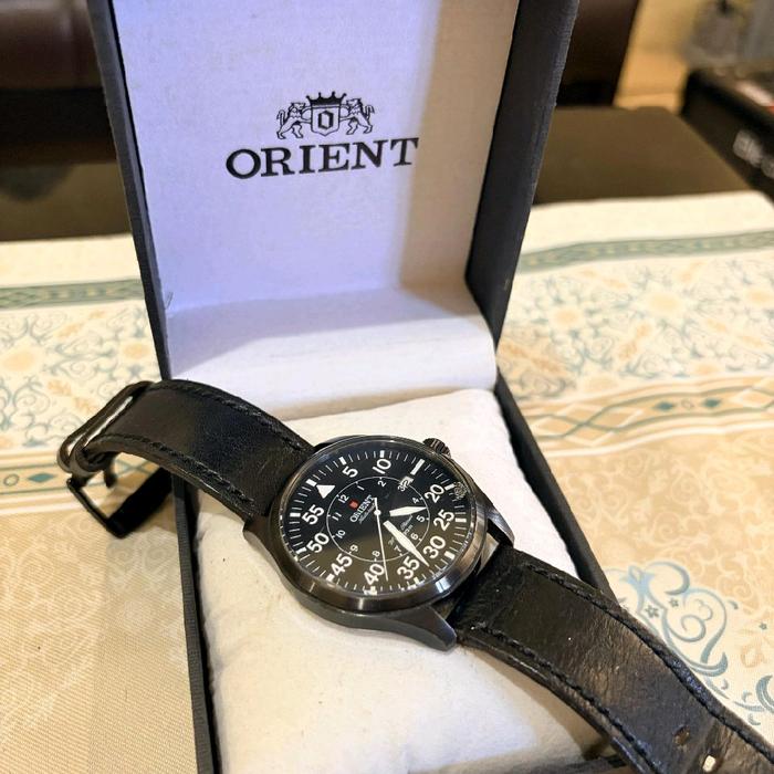 Jam Tangan Orient Flight FER2A003B Black Dial / Hitam (Second, Bekas, Preloved)