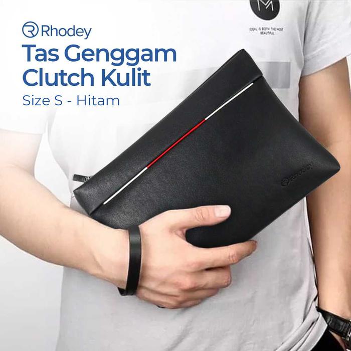 Pemata Mall Jakarta | Tas Genggam Dompet Kulit | Dompet Pria Serbaguna Harian | Clutch Bag Size Smal