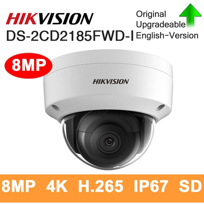 Hikvision 8MP IP Camera 4K Super HD Dome POE IR Security Camera