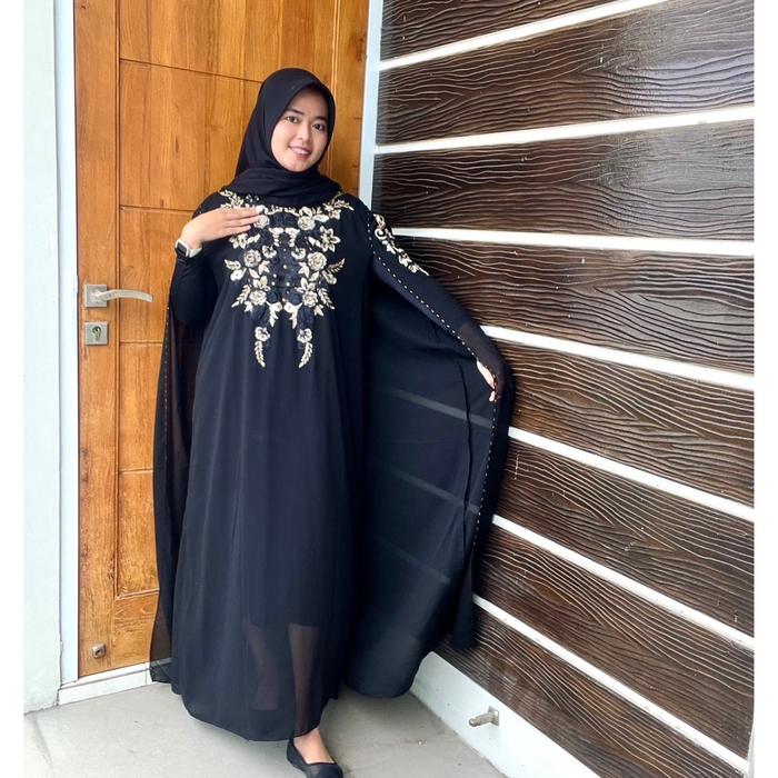 [RN FASHION OFFCIAL] KAFTAN SAFFANAH Set Inner Syari Bahan Ceruty Muslim Wanita Gamis  Mewah  Lembut