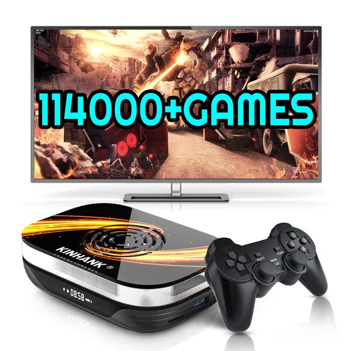 Kinhank Retro Video Game Console Super Console X3 Plus Double Wifi