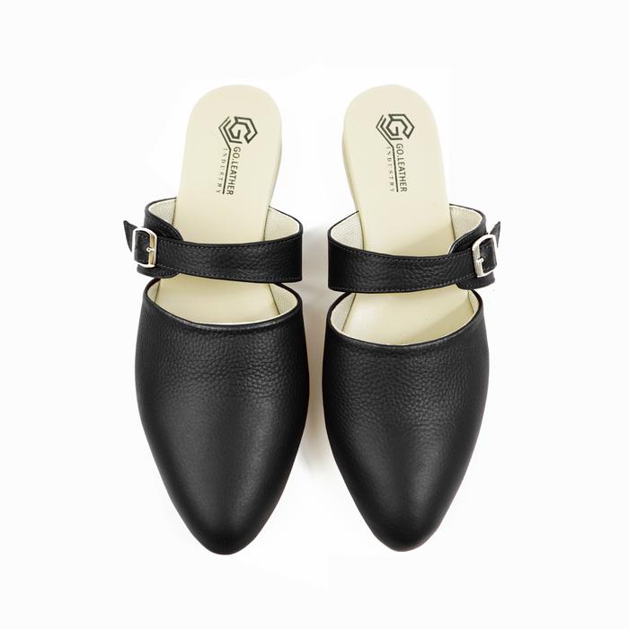 Galliera Sendal Kulit Wanita - Sepatu Kulit Asli Ringan Nyaman Size 36-40 Karet Sol Lem Rapih Kuat K