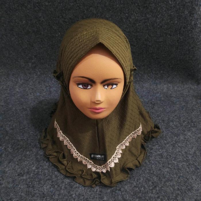 by aisha - Hijab bayi / Hijab anak 0 bln -  3 thn bahan strada.
