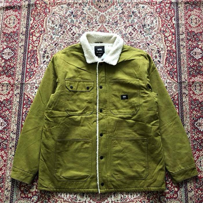 Jaket Vans drill chore coat jacket Vintage Vans skatebording vintage chore jacket i380