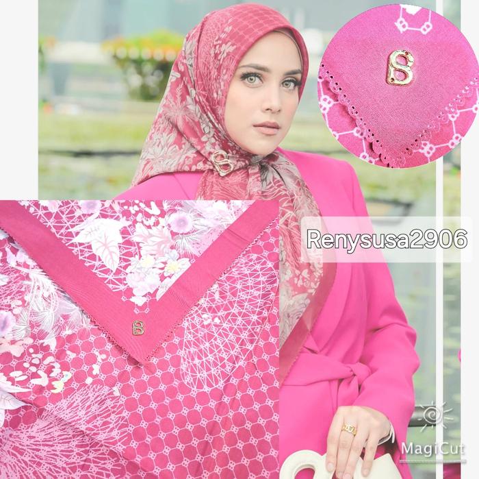 Lc ttk 3 mirror, singapore series  semi ori buttonscarves / metal logo B  dan tambahan logo swaroski