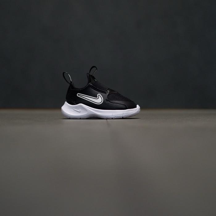 Sepatu sneakers anak flx runner 3 black white
