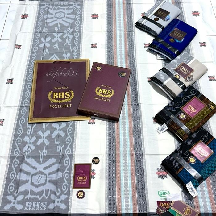 -toko alharomain- sarung BHS excelent gold sarung BHS ory asli bukan riject bukan afkir promo sarung