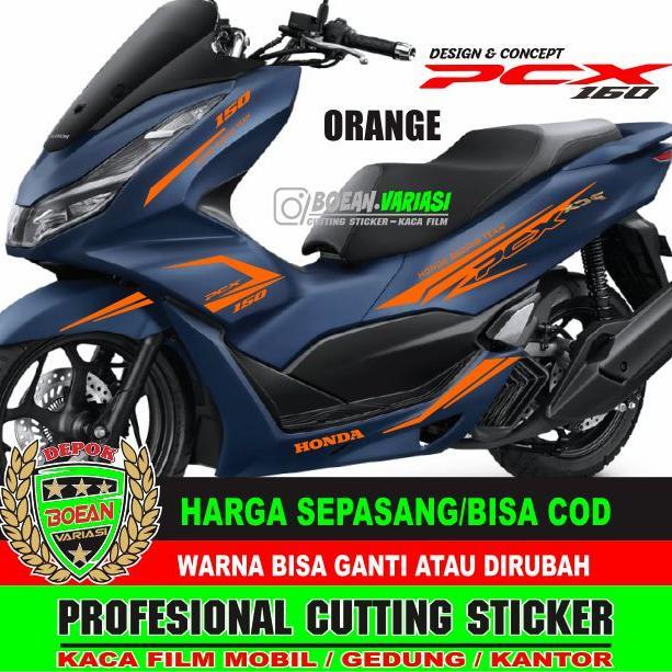 Cutting Sticker NEW PCX 160 ROYAL MATTE BLUE PCX 160 BIRU [NTS]