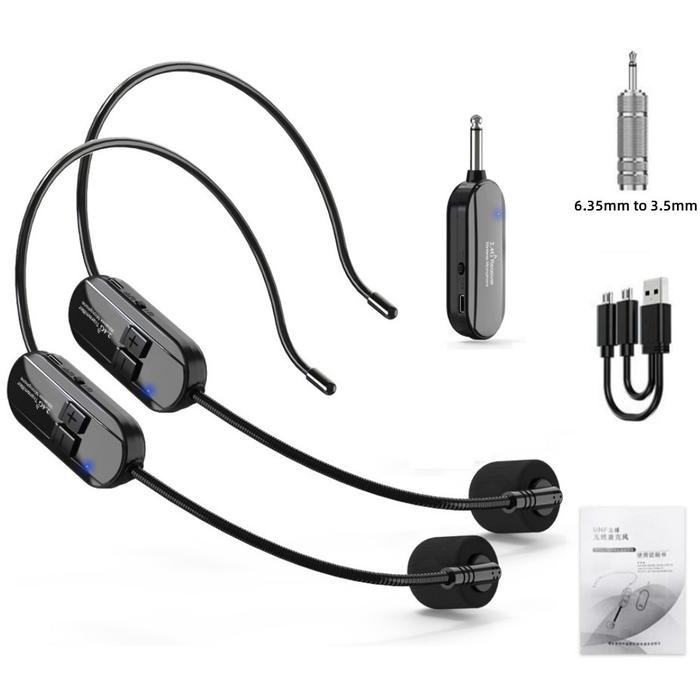 2.4G Wireless Microphone Headset Mic Wireless Earphone For Voice