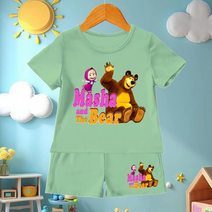 baju Masha and the Bear anak anak / baju anak masha and the bear