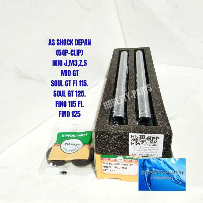AS SHOCK + SEAL SHOCK DEPAN,54P,Mio j,M3,Z,S,Soul gt 125,FINO FI,DI JAMIN 100% ORIGINAL NPP.