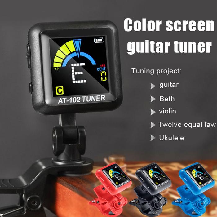 Hot Guitar Tuner Rechargeable Clip On Tuner for All Instruments Bass
