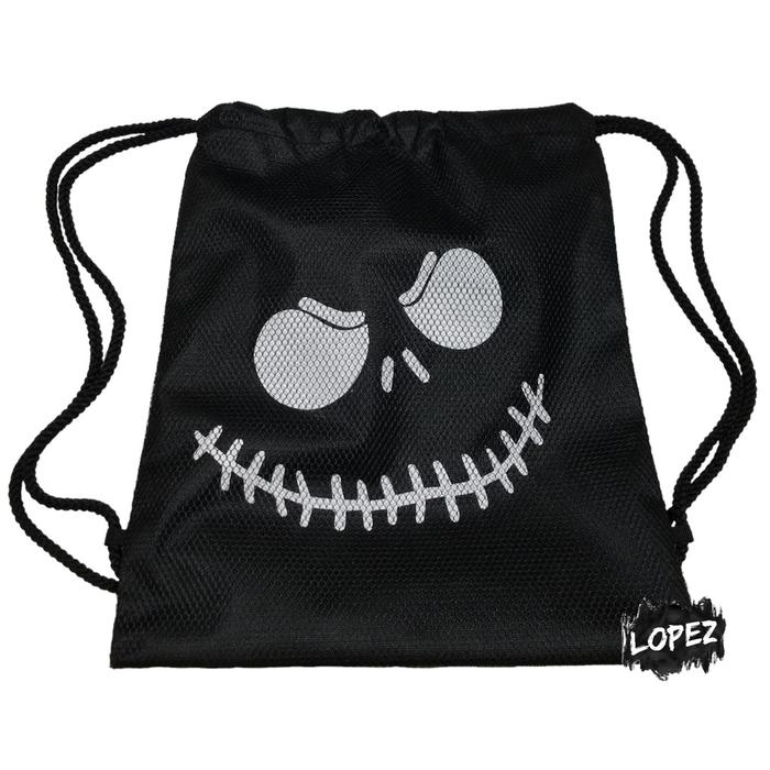 PREMIUM (READY) terjamin Tas Jaring Nightmare Before Christmast / Tas Serut Tengkorak Skull terlaris