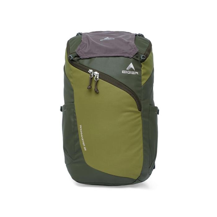 Tas Gunung Pria Eiger Original Kapasitas 25l Black Water Repellent Polyester Carrier Backpack Rockma