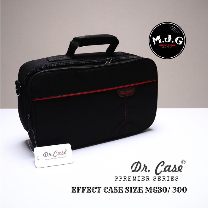 tas gigbag case efek gitar or bass Dr Case premier series ukuran NUX MG30 or MG300