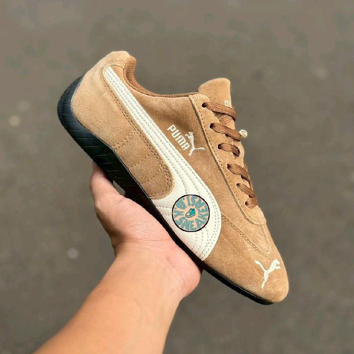 ( T.B.K SNEAKERS ) PUMA SPEEDCAT OG ARCHIVE DARK BROWN COFFE