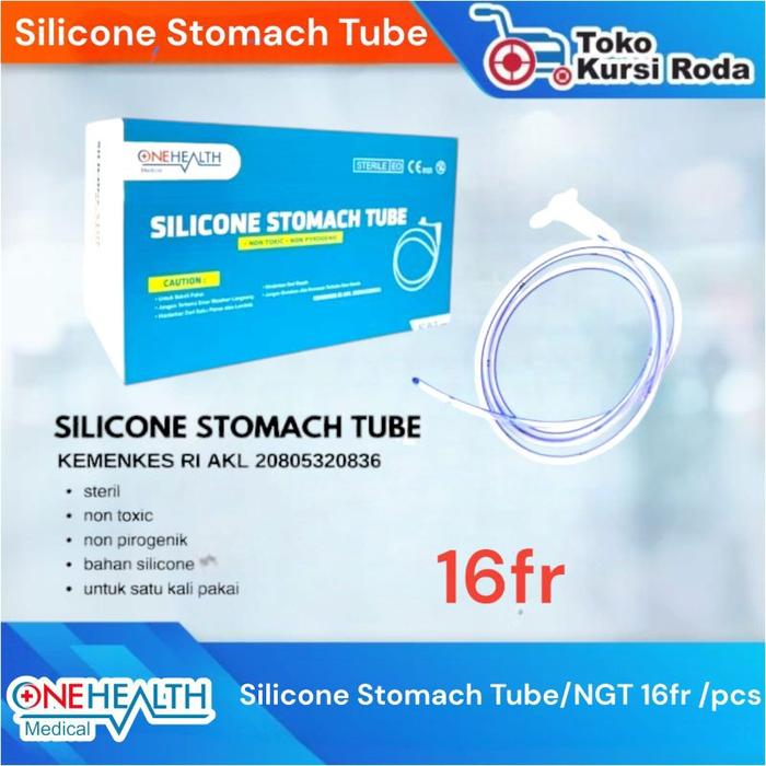 ONEHEALT Silicone Stomach Tube /NGT 10fr/12fr/14fr/ 16fr/18fr per pcs