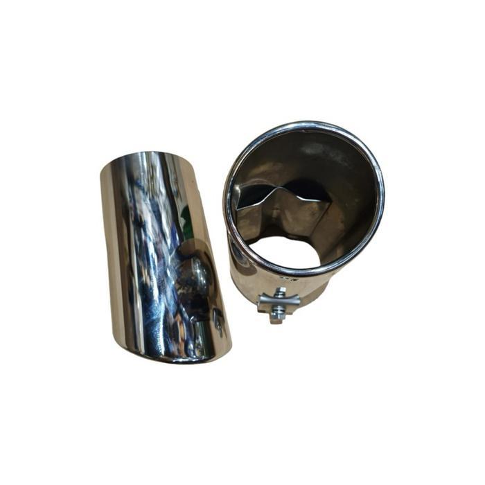 Muffler Extention/Buntut Knalot Miring Calya Sigra variasi knalpot chrome Kunci