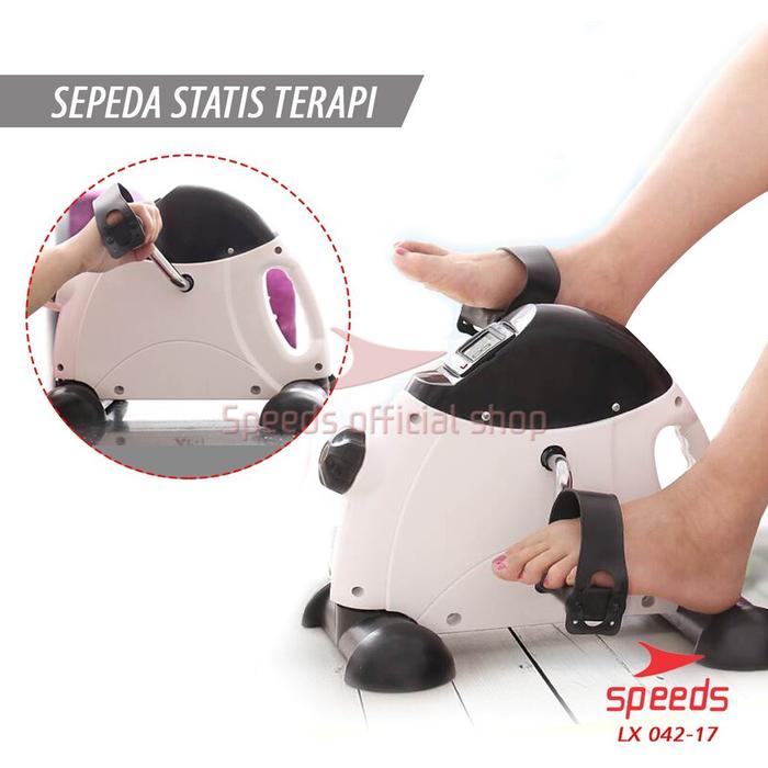 SPEEDS Sepeda Statis Mini Sepeda Statis Mini Alat Terapi Kesehatan 042-17