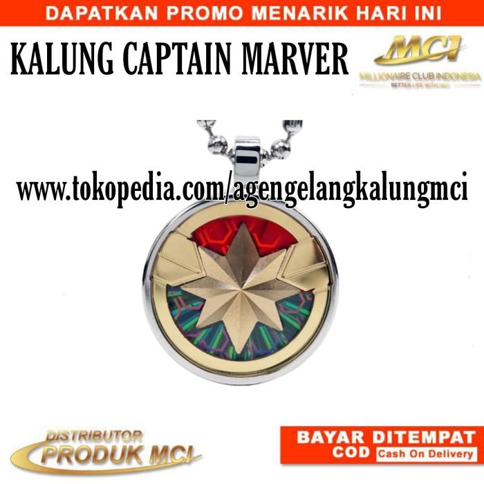 Kalung Kesehatan Anak Pria / Kalung Captain Marvel Mci / Kalung Mci Original / Kalung Rantai Mci