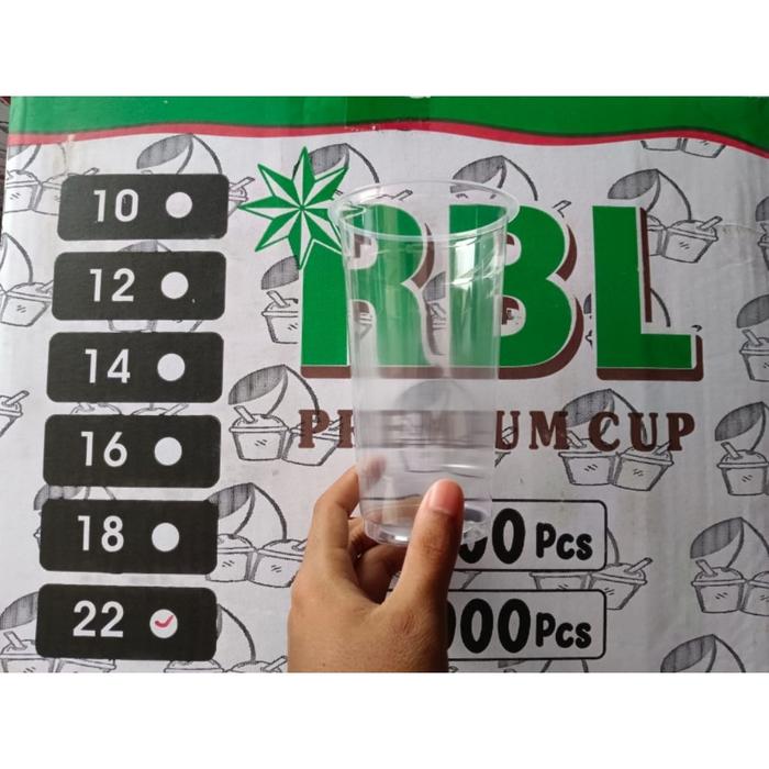 Safitiri [Karton] Cup Rbl 22Oz 8 Gram Isi 20 Slop (1000Pcs)