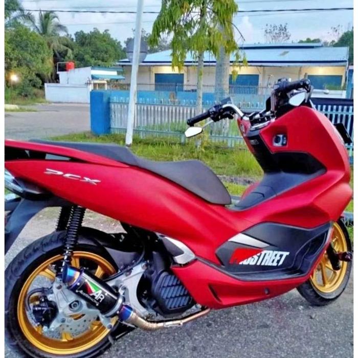 Knalpot Racing AR AUSTIN NMAX AEROX LEXI VARIO PCX ADV MIO BEAT SCOPY XMAX DLL Stainless Steel Anti