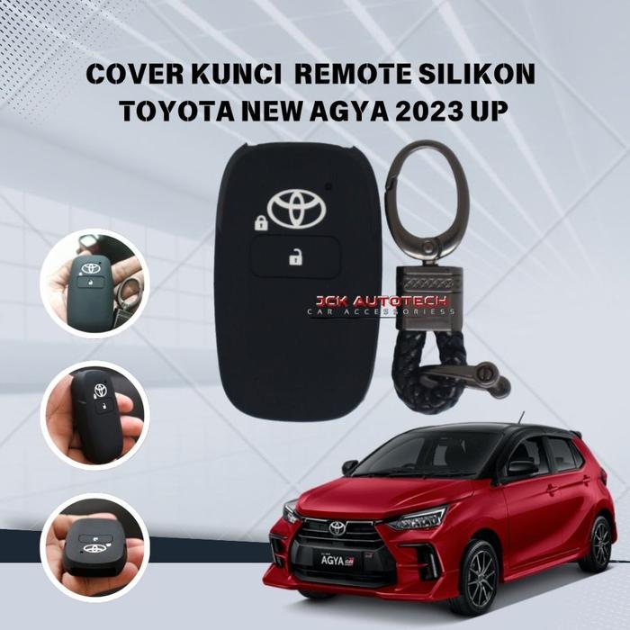 Sarung Kunci Silikon / Cover Kunci Remote Toyota New AGYA 2023 Up