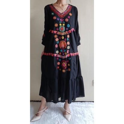 S㊛M3 82280 DELILAH BOHO STYLE MAXI BOHEMIAN ETHNIC PREMIUM DRESS T O㊛8B
