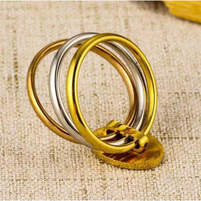 Alpha Omega - Cincin Wanita Katolik Medali Bunda Maria Guadalupe Titanium