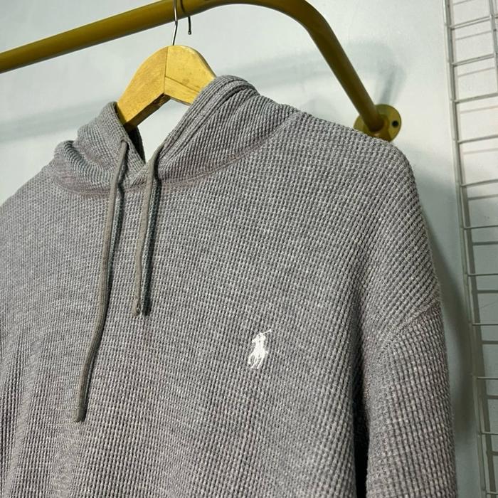 Polo RL Hoodie knit waffle