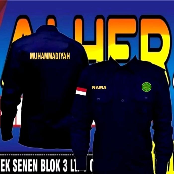 ready stok kemeja Muhammadiyah baju Muhammadiyah seragam Muhammadiyah Pdh Muhammadiyah Pdl Muhammadi