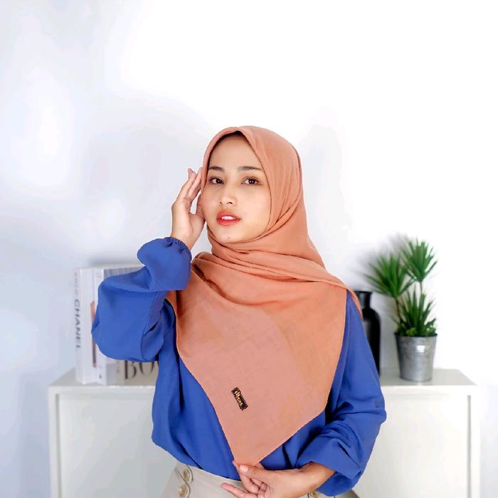 Jilbab Voal Polos Royal Series "Ovaltine"