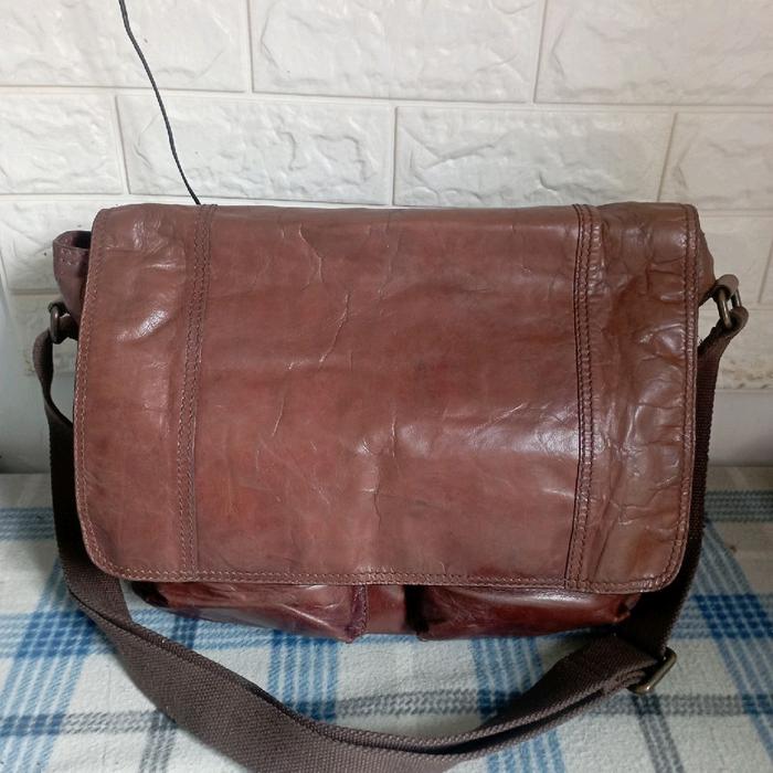Fossil messenger tas selempang Sling pria kerja kuliah
