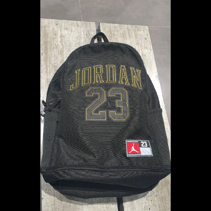 Tas ransel backpack original Jordan 23 black hitam large