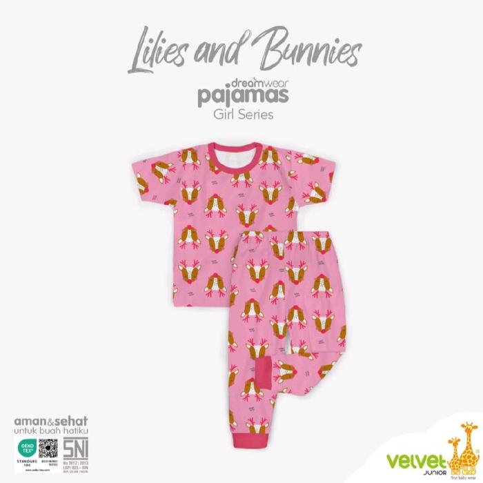 Setelan dan Piyama Anak Paket 3pcs - sisa kain pabrik velvet junior Pakaian baju tidur