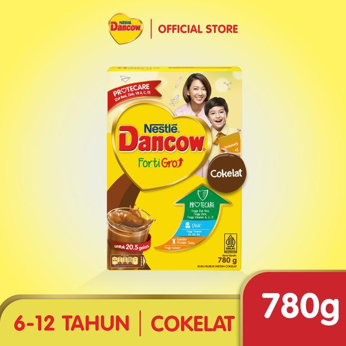 Sale- Dancow Fortigro Susu Bubuk Coklat Box 780G