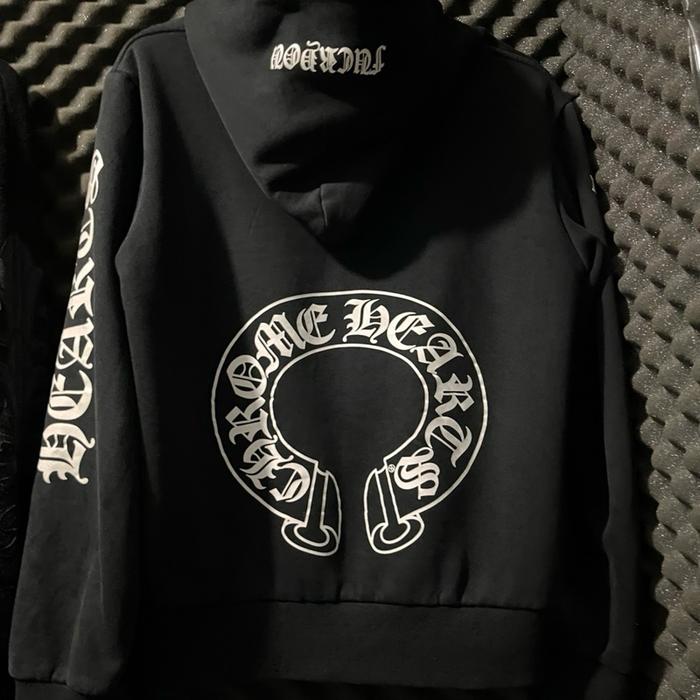 Chrome HEARTS hoddie zipper