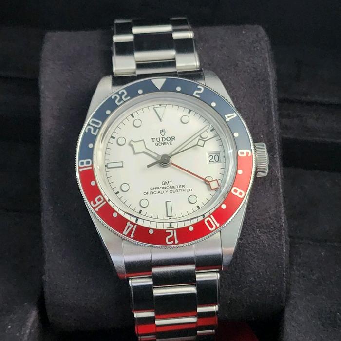 Jam Tangan Tudor Black Bay GMT Pepsi Opaline Fullset 2023 Like New