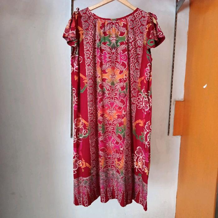 Daster gadis remaja Homemade cetak Nyaman Rayon Wanita Baju Katun Panjang Dewasa Tidur