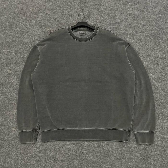 Soverment Grey Washed Oversized Crewneck