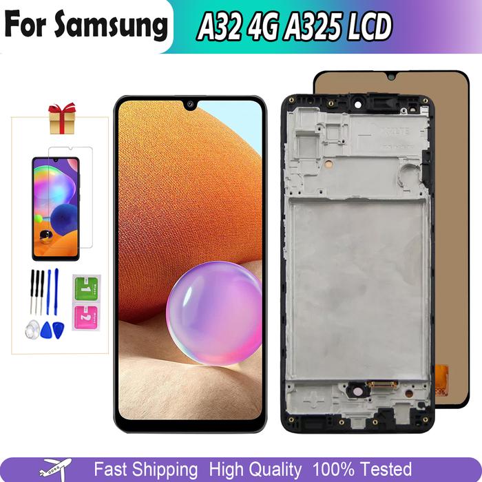 6.4'' Super AMOLED For Samsung Galaxy A32 4G LCD For Samsung A325